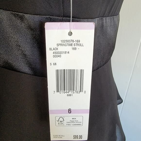 Evan Picone Springtime Stroll Layered Mini Dress - Picture 5 of 5